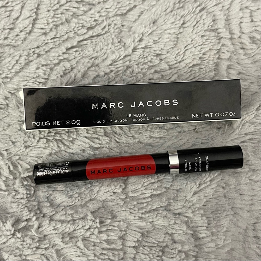 ‼️Limited Edition‼️NEW‼️Marc Jacobs 340 HOW ROUGE Liquid Lip Crayon - Picture 10 of 16